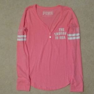 Victoria's Secret PINK fitted sleep shirt